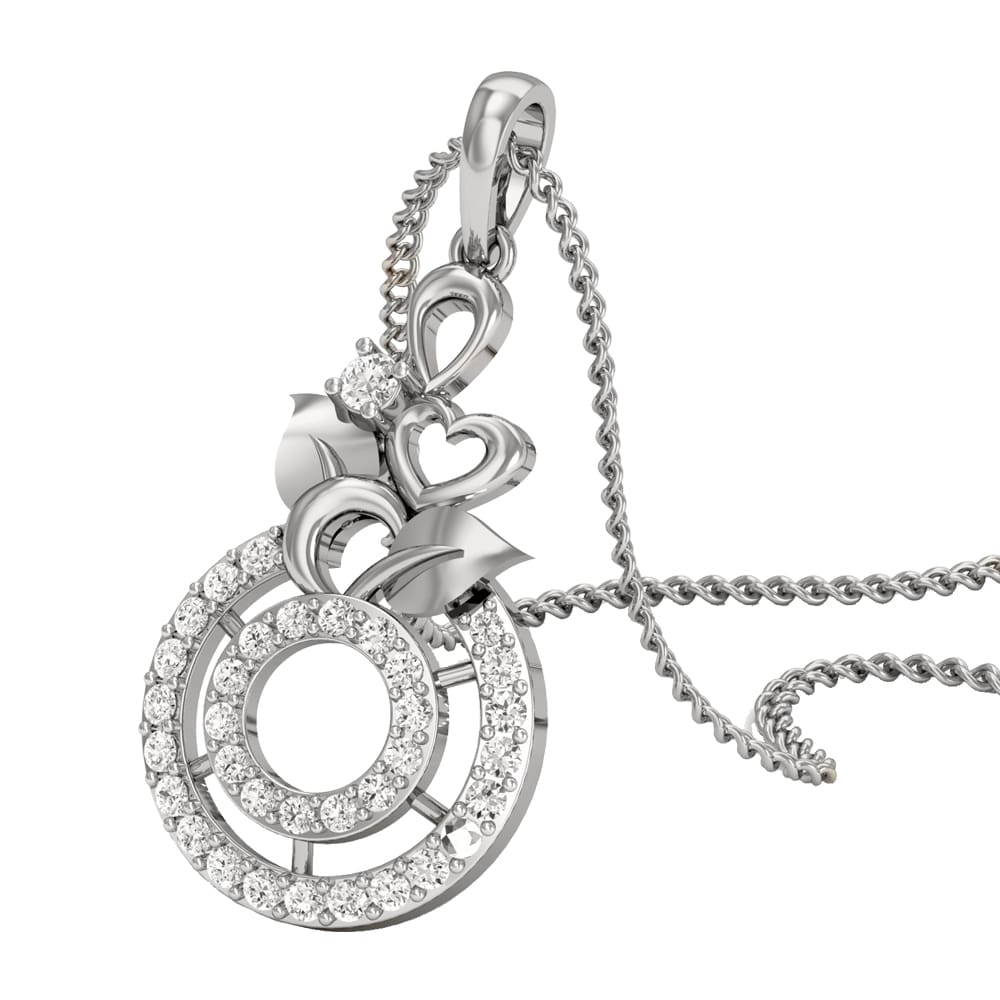 Ahalya Gold and Diamond Pendant