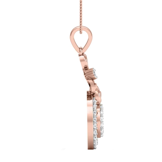 Ahalya Gold and Diamond Pendant