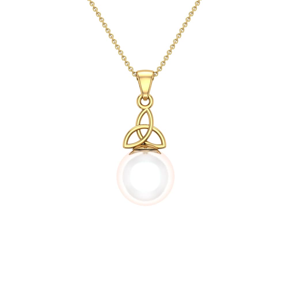 Grace Pearl Gold Pendant Designs For Female