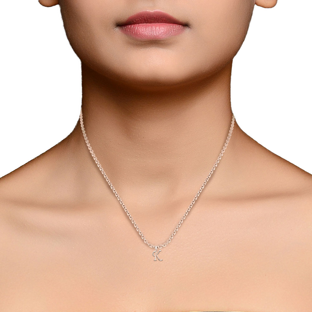 Kamila Initial Diamond Pendant