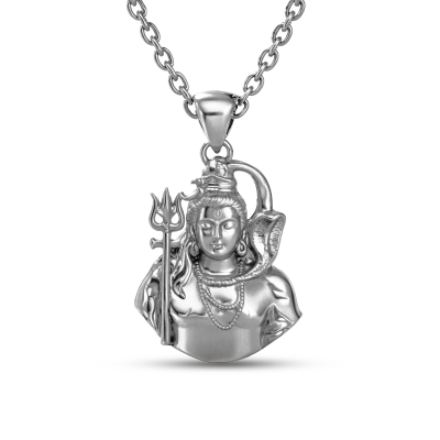 925 Silver Shiv Pendant 5gram For Men & Women