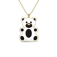 Teddy 18k Yellow Gold Pendant for Kids and Teen Girls Teddy 18k Yellow Gold Pendant for Kids and Teen Girls