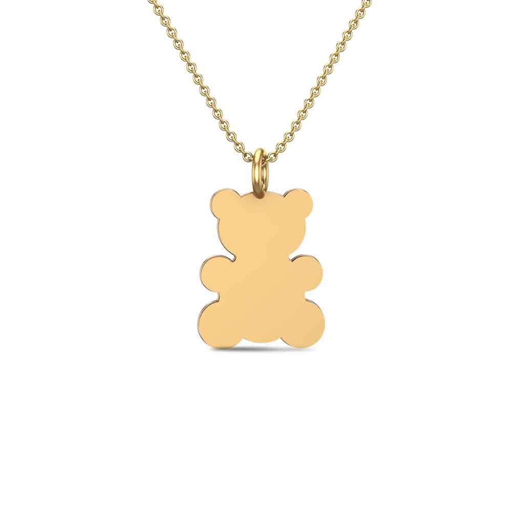 Teddy 18k Rose Gold Pendant for Kids and Teen Girls