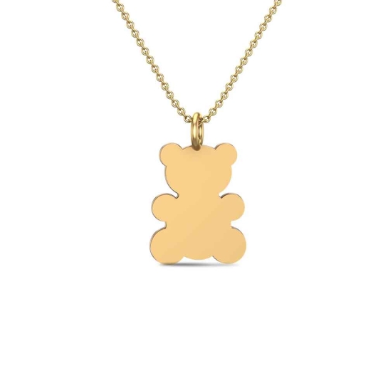 Teddy 18k Rose Gold Pendant for Kids and Teen Girls
