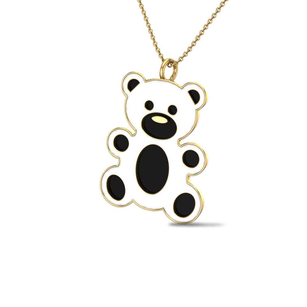 Teddy 18k Rose Gold Pendant for Kids and Teen Girls