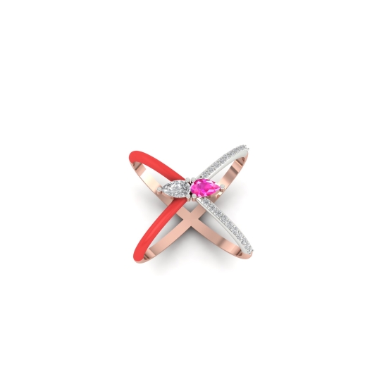 Aaradhya Gold and Diamond Ring