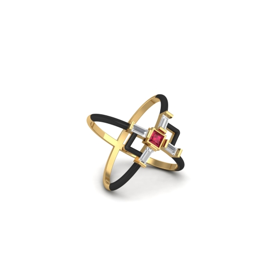 Aanya Gold and Diamond Ring
