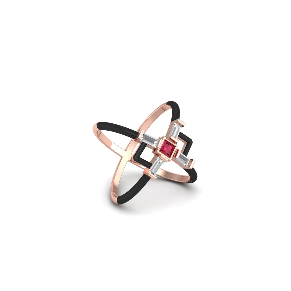 Aanya Gold and Diamond Ring