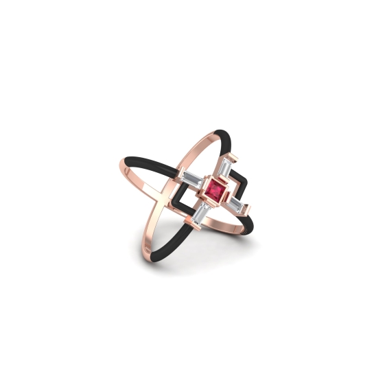 Aanya Gold and Diamond Ring