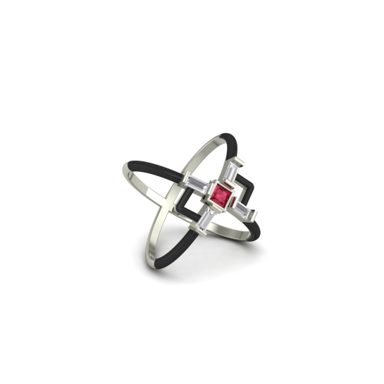 Aanya Gold and Diamond Ring