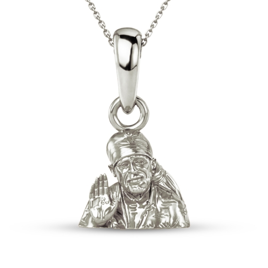 925 Silver Sai Baba Pendant 5gram For Men & Women