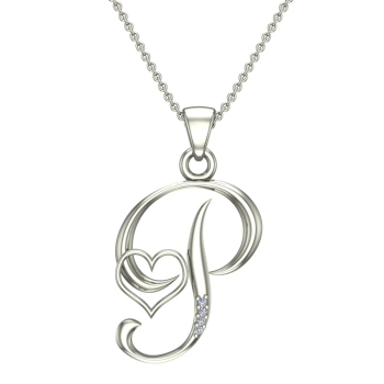 Halle Initial Diamon&hellip;