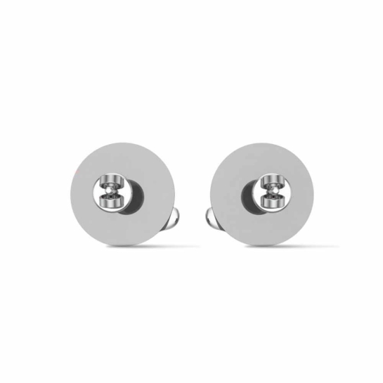 Smiley Rose Gold Stud Earrings for Kids and Teen Girls