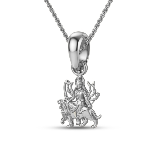 925 Silver Shera Wali Maa Pendant 2gram For Men & Women