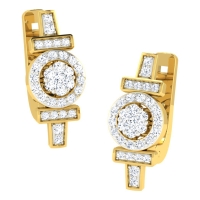 Adya Yellow Gold Diamond Earrings Adya Yellow Gold Diamond Earrings