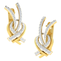 Anindita Yellow Gold Diamond Earrings Anindita Yellow Gold Diamond Earrings