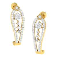 Anupa Yellow Gold Diamond Earrings Anupa Yellow Gold Diamond Earrings
