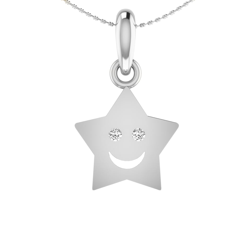 Zylphia Gold and Diamond Pendant